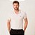Camisa Polo Dudalina Gola Jacquard Pr27 Bege Masculino - Imagem 3