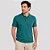 Camisa Polo Dudalina Gola Favo Friso Pr27 Verde Masculino - Imagem 1