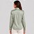 Camisa Dudalina Seda Lisa Pr27 Verde Feminino - Imagem 2