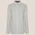 Camisa Dudalina Listrado Yasmin Pr27 Off White Feminino - Imagem 3