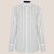 Camisa Dudalina Listrado Eva Pr27 Off White Feminino - Imagem 3