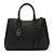 Bolsa Anacapri Tote Média Floater Preto Feminino - Imagem 1
