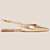 Sapatilha Dudalina Slingback Pr27 Dourado Feminino - Imagem 1