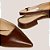 Sapatilha Dudalina Slingback Pr27 Dourado Feminino - Imagem 4