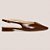Sapatilha Dudalina Slingback Pr27 Dourado Feminino - Imagem 1