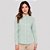 Camisa Slim Dudalina Slim Floral Pr27 Verde Feminino - Imagem 1