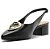 Sapatilha Anacapri Slingback Salto Bloco Preto Feminino - Imagem 2