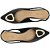 Sapatilha Anacapri Slingback Salto Bloco Preto Feminino - Imagem 4