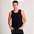 Regata John John New Pr27 Preto Masculino - Imagem 1