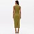 Vestido Super Midi Lança Perfume Shrt Sl Pr27 Verde Feminino - Imagem 2
