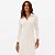 Vestido Super Midi Lança Perfume Cnl Pr27 Off White Feminino - Imagem 3