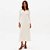 Vestido Super Midi Lança Perfume Cnl Pr27 Off White Feminino - Imagem 1