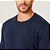 Suéter Dudalina Tricot Basic Melange Pr27 Marinho Masculino - Imagem 4
