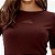 Blusa Canelada Lança Perfume Sl Pr27 Marrom Feminino - Imagem 3