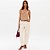 Blusa Lança Perfume Alça Crepe Pr27 Bege Feminino - Imagem 4