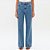Calça Jeans Lança Perfume Reta High Pr27 Azul Feminino - Imagem 1
