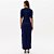 Vestido Super Midi Lança Perfume Metal Pr27 Marinho Feminino - Imagem 2