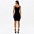 Vestido Curto Lança Perfume Canelado Pr27 Preto Feminino - Imagem 2
