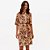 Vestido Curto Lança Perfume Malha Viscose Pr27 Bege Feminino - Imagem 1