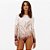 Body Lança Perfume Justo Manga Longa Pr27 Dourado Feminino - Imagem 1