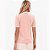 Camiseta Babylook Lança Perfume Bordado Pr27 Rosa Feminino - Imagem 2
