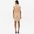 Vestido Curto Lança Perfume Canelado Gola Pr27 Bege Feminino - Imagem 2