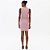 Vestido Curto Easy Lança Perfume Canelado Pr27 Rosa Feminino - Imagem 2