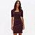 Vestido Curto Easy Lança Perfume Canela Pr27 Marrom Feminino - Imagem 1