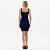 Vestido Curto Easy Lança Perfume Alças Pr27 Marinho Feminino - Imagem 2
