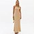 Vestido Longo Lança Perfume Ombro Único Pr27 Bege Feminino - Imagem 1