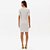 Vestido Curto Lança Perfume Canelado Pr27 Cinza Feminino - Imagem 2