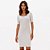 Vestido Curto Lança Perfume Canelado Pr27 Cinza Feminino - Imagem 1