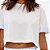 Camiseta Easy Lança Perfume Cropped Pr27 Off White Feminino - Imagem 2