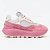 Tênis Easy Lança Perfume Chunky Couro Pr27 Rosa Feminino - Imagem 1