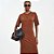 Vestido Mid Colcci Iconic Pr27 Marrom Feminino - Imagem 3