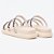 Chinelo Slide Easy Lança Perfume Tiras Pr27 Bege Feminino - Imagem 2