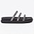 Chinelo Slide Easy Lança Perfume Tiras Pr27 Preto Feminino - Imagem 1