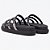Chinelo Slide Easy Lança Perfume Tiras Pr27 Preto Feminino - Imagem 3
