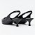 Scarpin Lança Perfume Slinback Bico Fino Pr27 Preto Feminino - Imagem 2