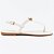 Rasteira Easy Lança Perfume Esfera Pr27 Off White Feminino - Imagem 1