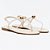 Rasteira Easy Lança Perfume Esfera Pr27 Off White Feminino - Imagem 3