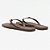 Chinelo Lança Perfume Basico Enfeite Pr27 Marrom Feminino - Imagem 2