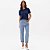 Camiseta Lança Perfume Regular Bicolor Pr27 Marinho Feminino - Imagem 3