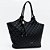 Bolsa Shopping Easy Lança Perfume Matela Pr27 Preto Feminino - Imagem 3