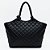 Bolsa Shopping Easy Lança Perfume Matela Pr27 Preto Feminino - Imagem 2