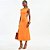 Vestido Mid Colcci Square Pr27 Laranja Feminino - Imagem 1