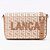 Bolsa Crossbody Lança Perfume Jacquard Pr27 Bege Feminino - Imagem 1