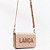 Bolsa Crossbody Lança Perfume Jacquard Pr27 Bege Feminino - Imagem 3