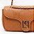 Bolsa Shoulder Lança Perfume Enfeite Pr27 Bege Feminino - Imagem 4