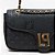 Bolsa Shoulder Lança Perfume Enfeite Pr27 Preto Feminino - Imagem 4